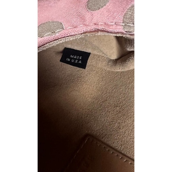 Hayward USA Pink Silk Polka Dot Mini Tote Bag NWOT - Picture 12 of 15